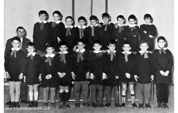 1971 - Quinta Elementare Maschile con il maestro Tommasi