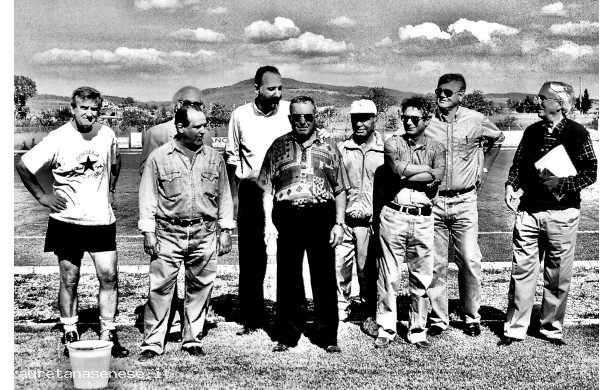 1997, Sabato 24 Maggio - Virtussini a vario titolo, tutti a bordo campo